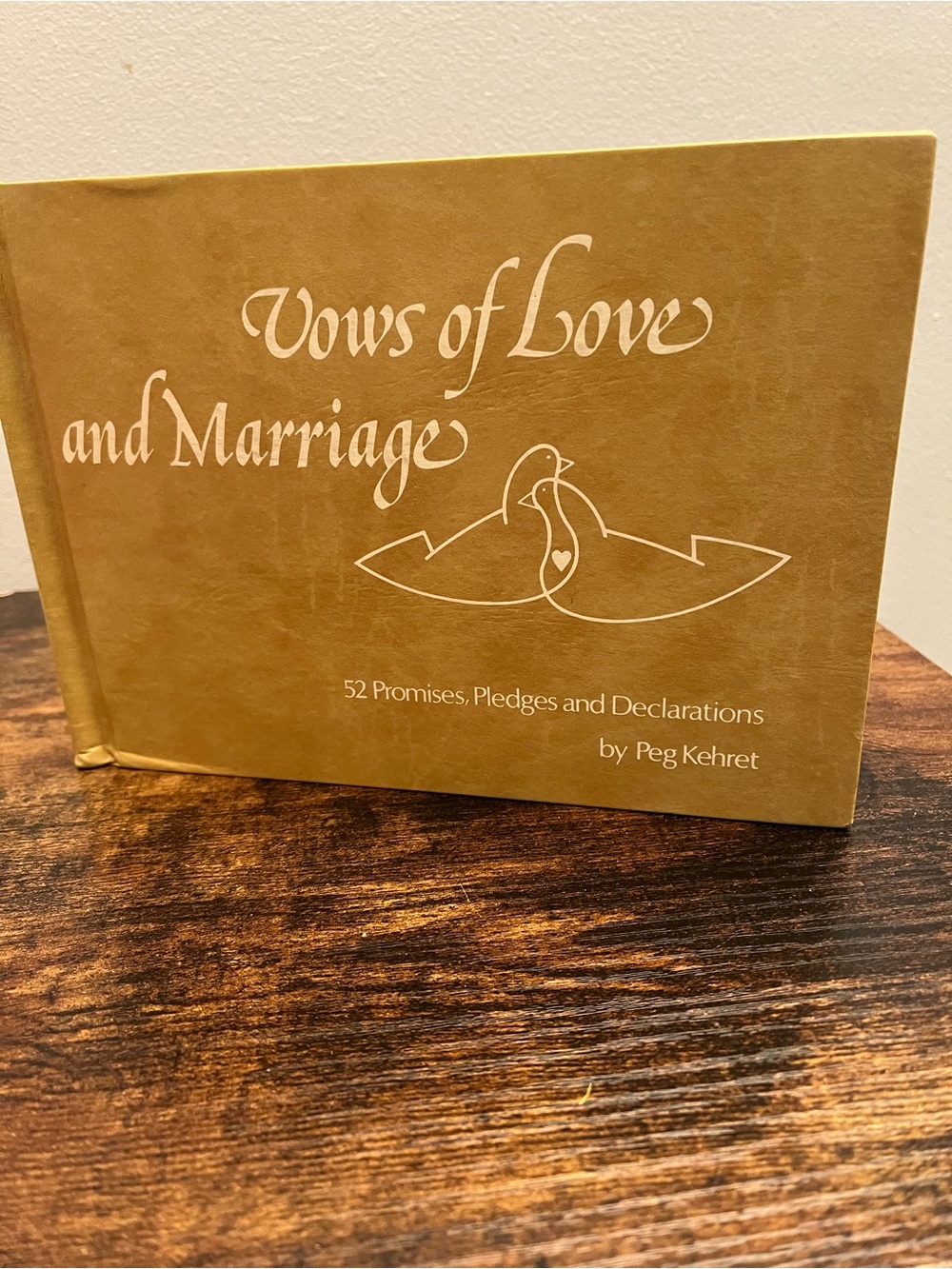 Vows of Love & Marriage 52 Poems of Declarations Vintage Love Book Bridal Gift